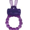 Vibrating Bunny Ring – Purple