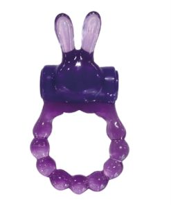 Vibrating Bunny Ring – Purple