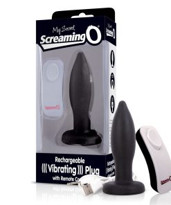 My Secret Remote Vibrating Plug – Black