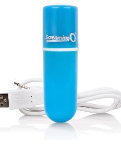 Charged Vooom Rechargeable Bullet Vibe – Blue