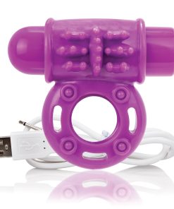 Charged Owow Rechargeable Vibe Ring – Purple