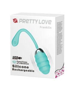 Pretty Love Franklin Rechargeable Vibrating Egg – Mint