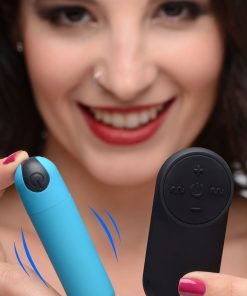 Bang Vibrating Bullet With Remote Control – Blue