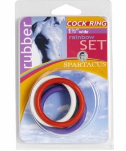 Rubber C-Ring Set – 1.5 Inches – Rainbow