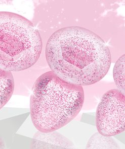 Glitter Gem Anal Plug Set – Pink