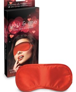 You & Me Silky Red Blindfold