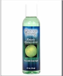 Razzels Warming Lubricant – Pleasurable Green Apple – 4 Oz. Bottle