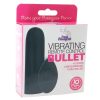 Pink Pussycat Vibrating Remote Control Bullet –  Black