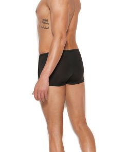 Men’s Lycra Boxer Brief – Large/xlarge – Black