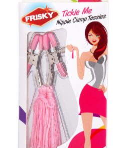 Tickle Me Pink Nipple Clamp Tassels