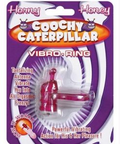 Horny Honey Vibro Ring Coochy Caterpillar – Magenta