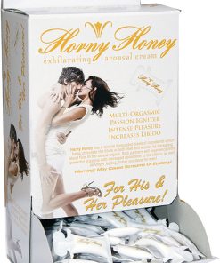 Horny Honey Stimulating Arousal Gel – 144 Piece Display – 2 Cc. Pillow Packs