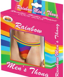 Rainbow Mens Thong