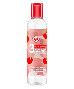 3some 3-in-1 Lubricant – Wild Cherry – 4 Fl. Oz.