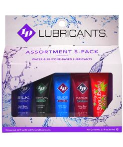 ID Sensual Lubricants 5 Pack Assorted Sampler