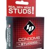 ID Studded Condoms – 3 Pack