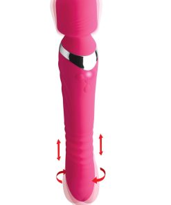 Ultra Thrusting and Vibrating Silicone Wand