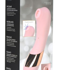 Shegasm Tickle Tickling Clit Stimulator With Suction – Pink