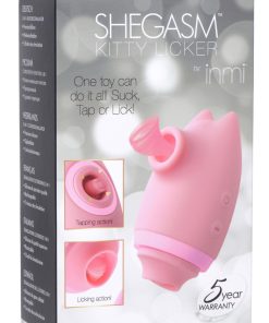 Shegasm Kitty Licker 5x Triple Clit Stimulator – Pink