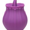 Inmi – Bloomgasm Wild Violet Licking Silicone  Stimulator – Violet