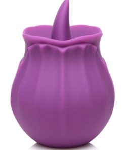 Inmi – Bloomgasm Wild Violet Licking Silicone  Stimulator – Violet