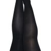 Dana Lynn – Ribbed Thigh High – Size D – Black