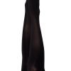 Danielle – Black Opaque Thigh High – Size C –  Black