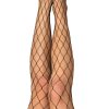 Michelle – Fishnet Thigh High – Size a – Black