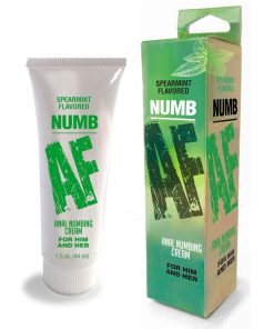 Numb Af- Spearmint Flavored Anal Numb Cream –  1.5 Oz (44 ml)