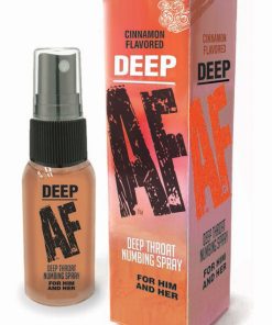 Deep Af Deep Throat Numbing Spray –  Cinnamon – 1 Fl. Oz.