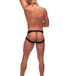 Retro Sport Panel Jock – S/ M – Black/ Red