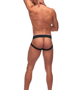 Retro Sport Panel Jock – S/ M – Black/ Blue