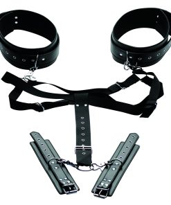 Acquire Easy Access Thigh Harness With Wrist Cuffs