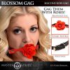 Blossom Gag Silicone Rose Gag – Red