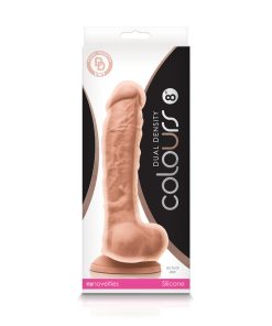 Colours – Dual Density – 8 Inch Dildo – White