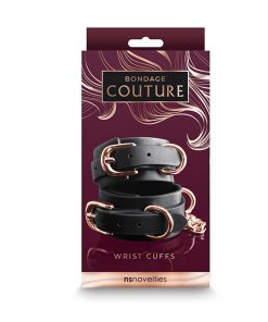 Bondage Couture – Wrist Cuffs – Black