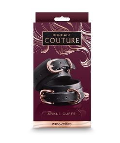 Bondage Couture – Ankle Cuffs – Black