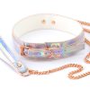 Cosmo Bondage – Collar and Leash – Rainbow