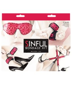 Sinful – Bondage Kit – Pink