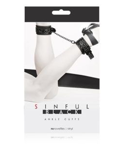 Sinful Ankle Cuffs – Black