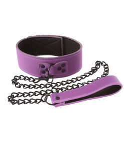 Lust Bondage Collar – Purple