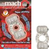 The Macho Crystal Collection Partners Pleasure Ring Clear