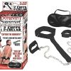 Dominant Submissive Collection 2 Cuffs and Collar  – Black