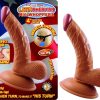 Latin American Mini Whoppers 4-Inch Curved Dong  With Balls – Latin – Latin