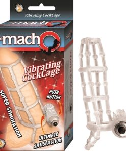 The Macho Vibrating Cockring – Clear