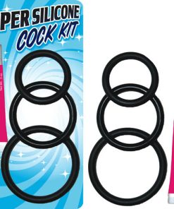 Super Silicone Cock Kit – Black