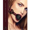 Breathable Luxury Ball Gag – Burgundy