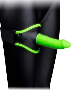 Thigh Strap-on With Silicone Dildo 5.7 Inch – Glow in the Dark