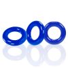 Willy Rings 3-Pack Cockrings – Police Blue