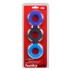 Hunkyjunk Huj3 C-Ring 3 Pk – Blue / Multi